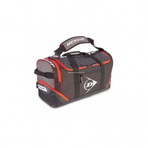 Dunlop Performance Holdall Turniertasche - Dunkelgrau, Rot